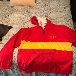 Chi Omega raincoat! Worn twice basically brand new